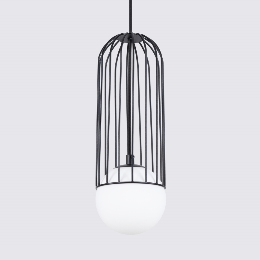 Chandelier on a string BRINA 1xG9/8W/230V black