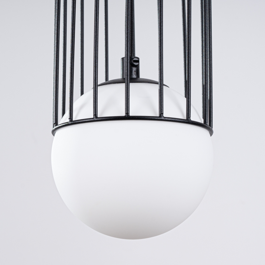 Chandelier on a string BRINA 1xG9/8W/230V black
