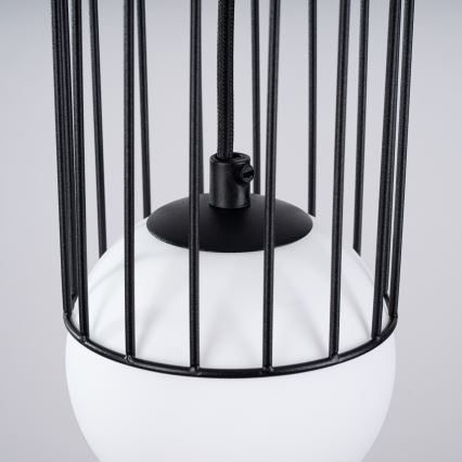 Chandelier on a string BRINA 1xG9/8W/230V black