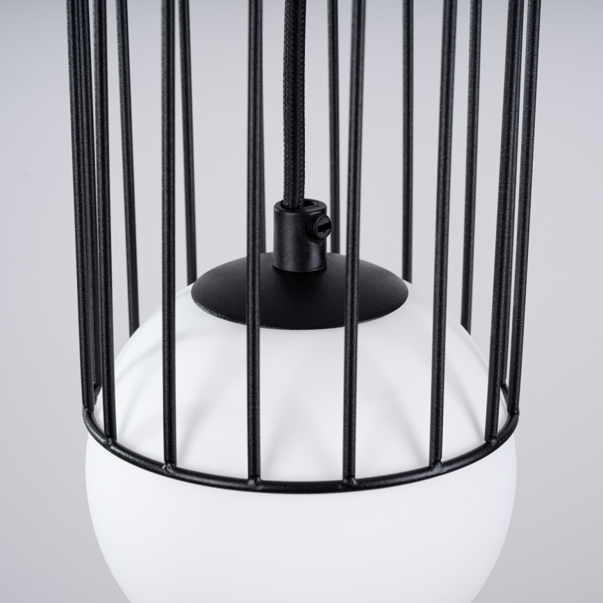 Chandelier on a string BRINA 1xG9/8W/230V black
