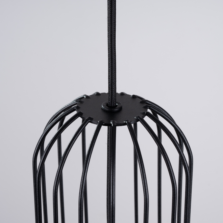 Chandelier on a string BRINA 1xG9/8W/230V black