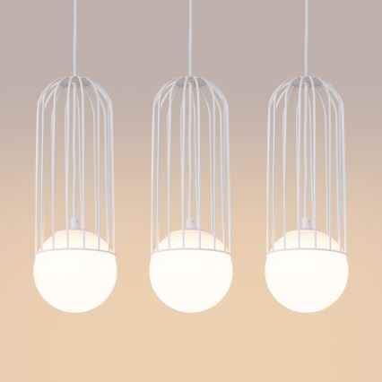 Chandelier on a string BRINA 3xG9/8W/230V white