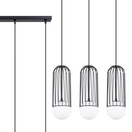 Chandelier on a string BRINA 3xG9/8W/230V black