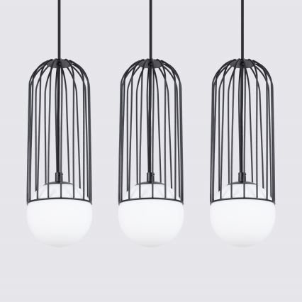 Chandelier on a string BRINA 3xG9/8W/230V black