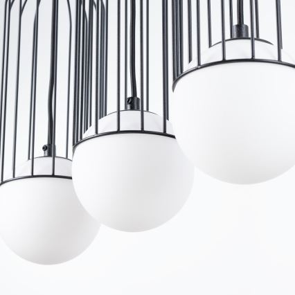 Chandelier on a string BRINA 3xG9/8W/230V black