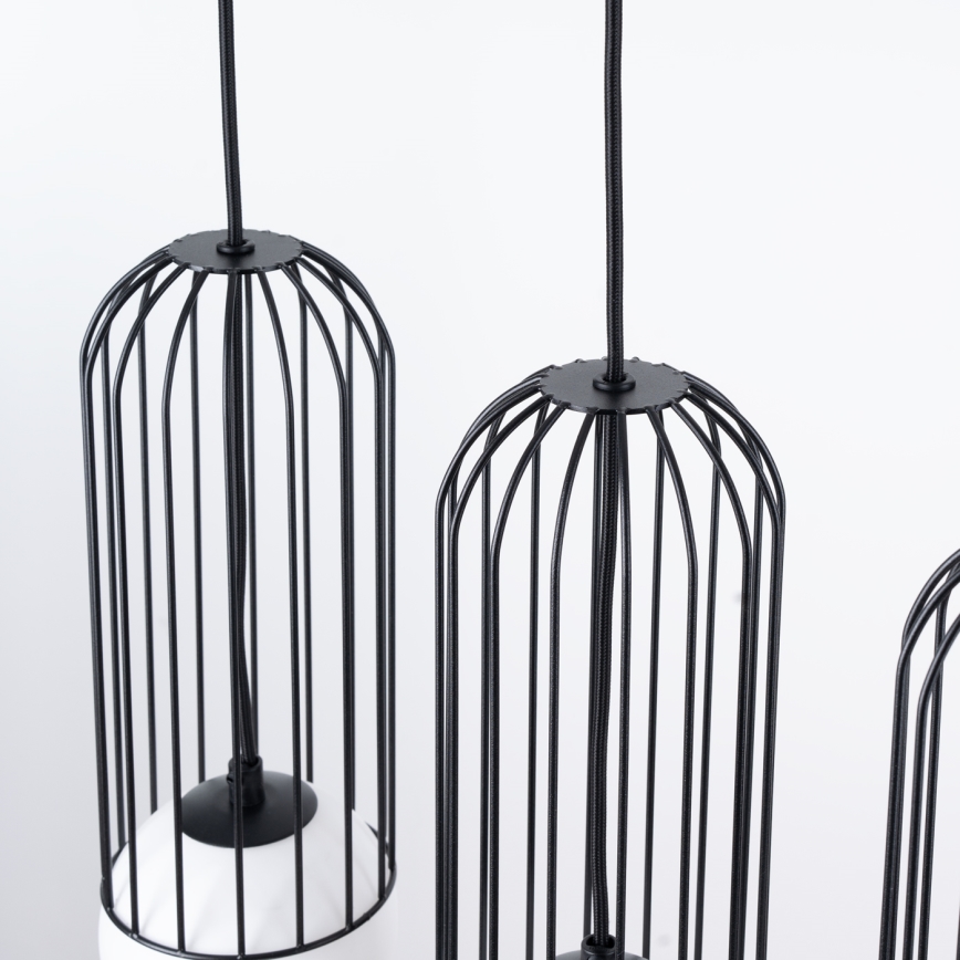 Chandelier on a string BRINA 3xG9/8W/230V black