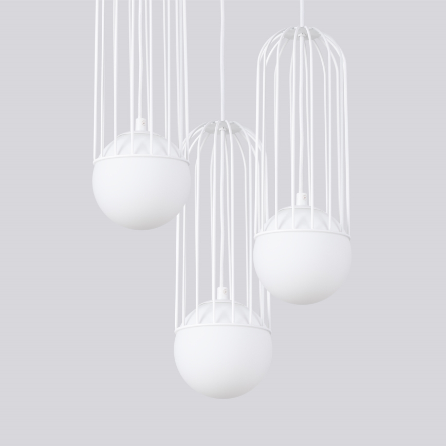 Chandelier on a string BRINA 3xG9/8W/230V white