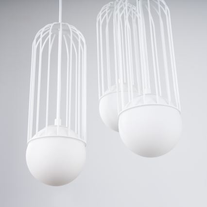 Chandelier on a string BRINA 3xG9/8W/230V white