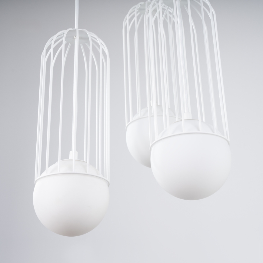 Chandelier on a string BRINA 3xG9/8W/230V white