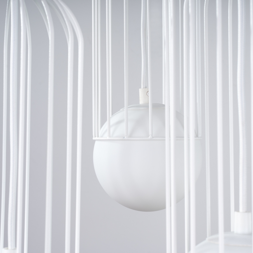 Chandelier on a string BRINA 3xG9/8W/230V white