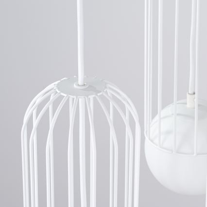 Chandelier on a string BRINA 3xG9/8W/230V white