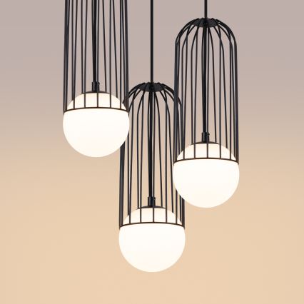 Chandelier on a string BRINA 3xG9/8W/230V black