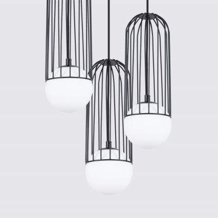 Chandelier on a string BRINA 3xG9/8W/230V black