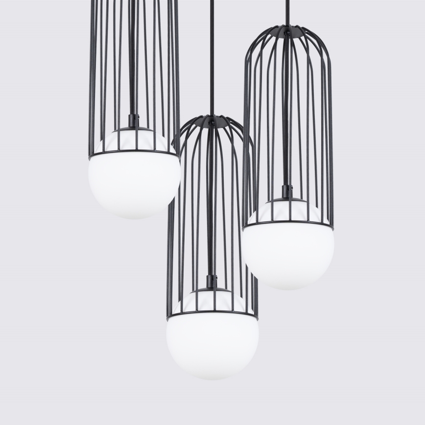 Chandelier on a string BRINA 3xG9/8W/230V black