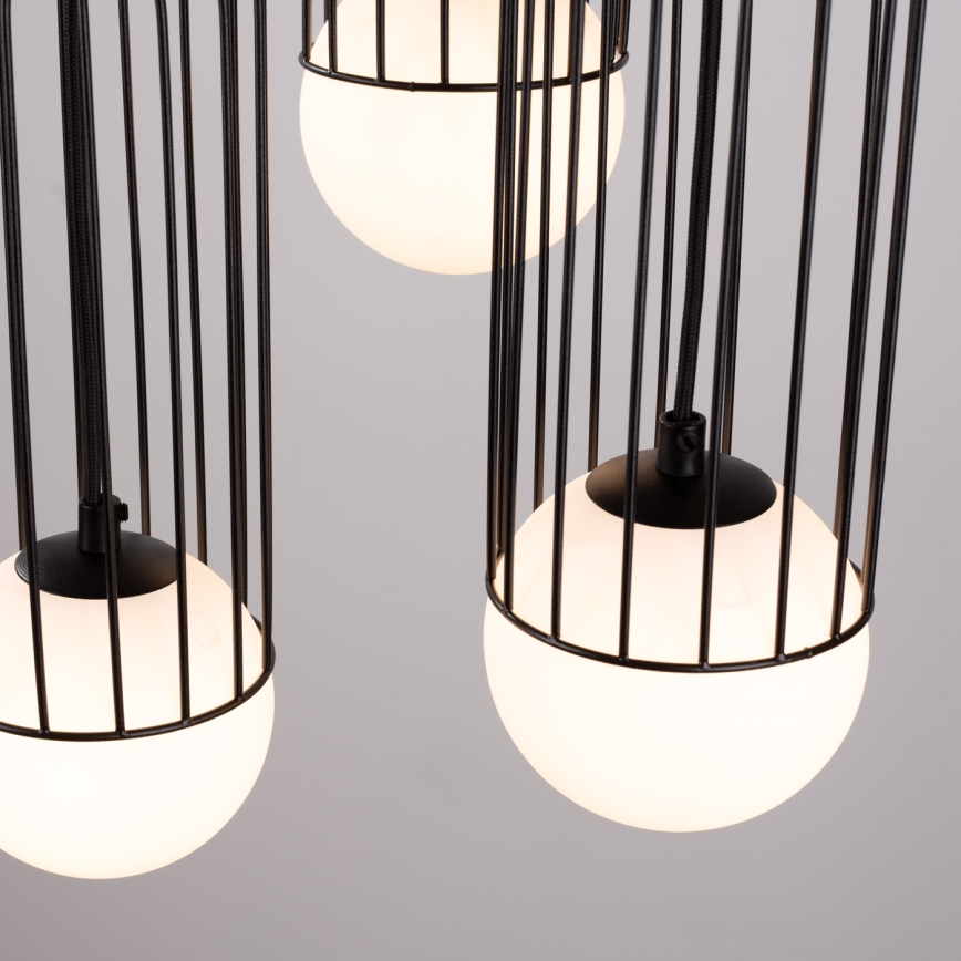 Chandelier on a string BRINA 3xG9/8W/230V black