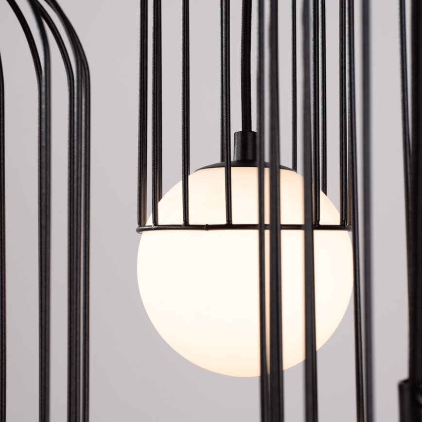 Chandelier on a string BRINA 3xG9/8W/230V black