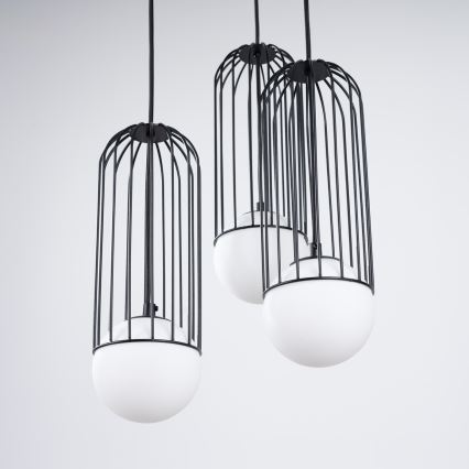 Chandelier on a string BRINA 3xG9/8W/230V black