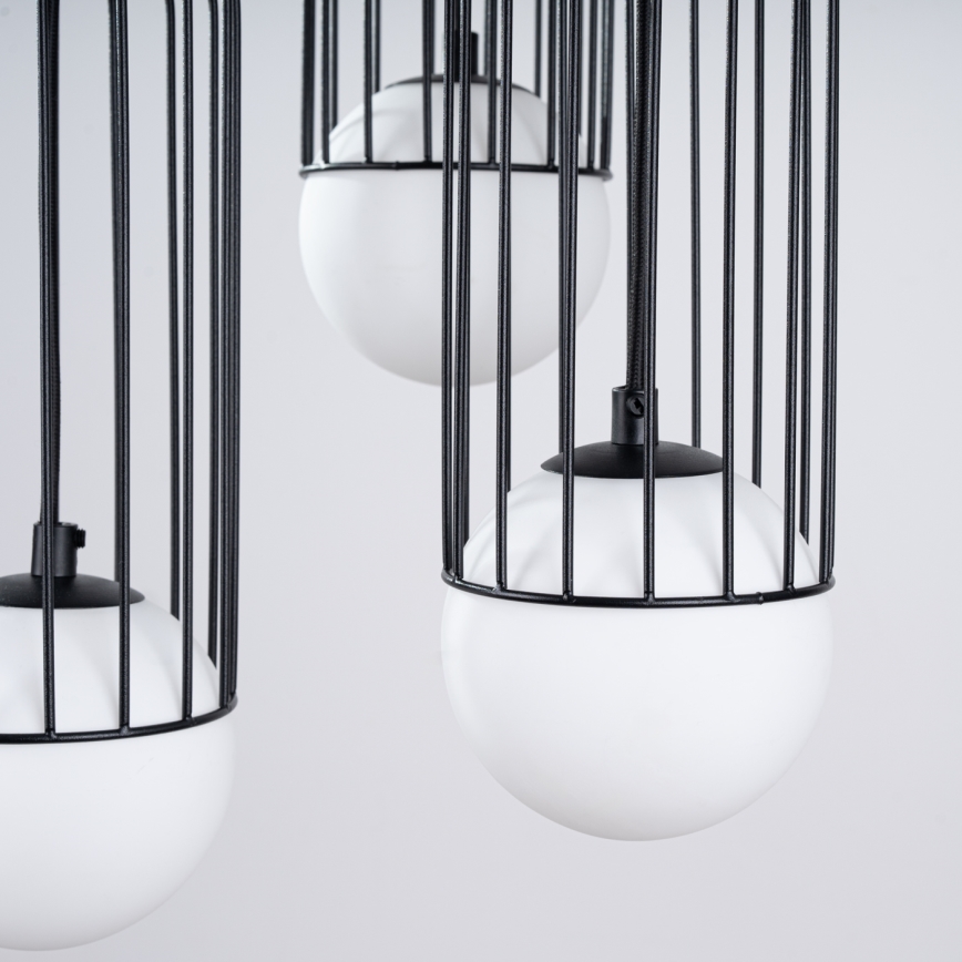 Chandelier on a string BRINA 3xG9/8W/230V black