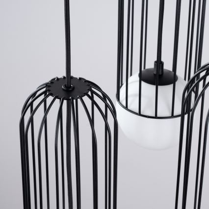 Chandelier on a string BRINA 3xG9/8W/230V black