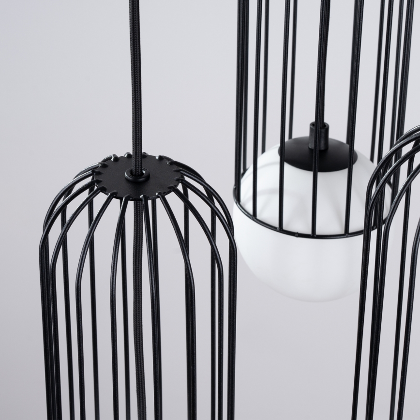 Chandelier on a string BRINA 3xG9/8W/230V black