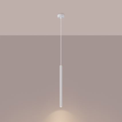 Chandelier on a string ARCHE 1xG9/8W/230V white
