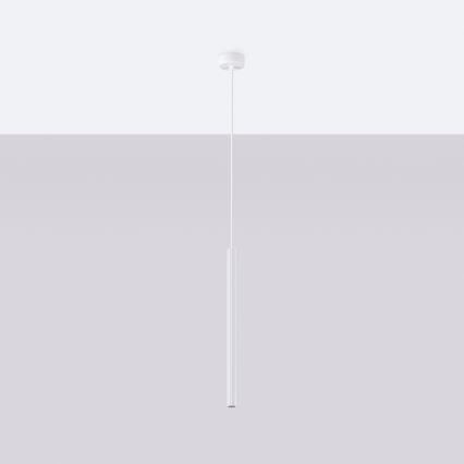 Chandelier on a string ARCHE 1xG9/8W/230V white