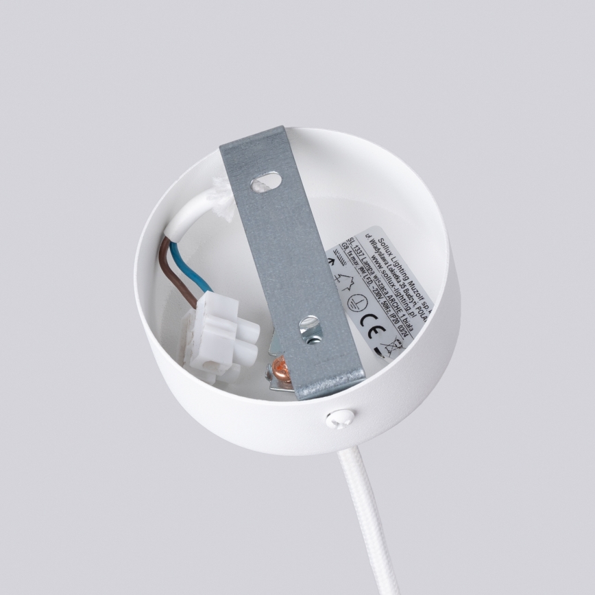 Chandelier on a string ARCHE 1xG9/8W/230V white