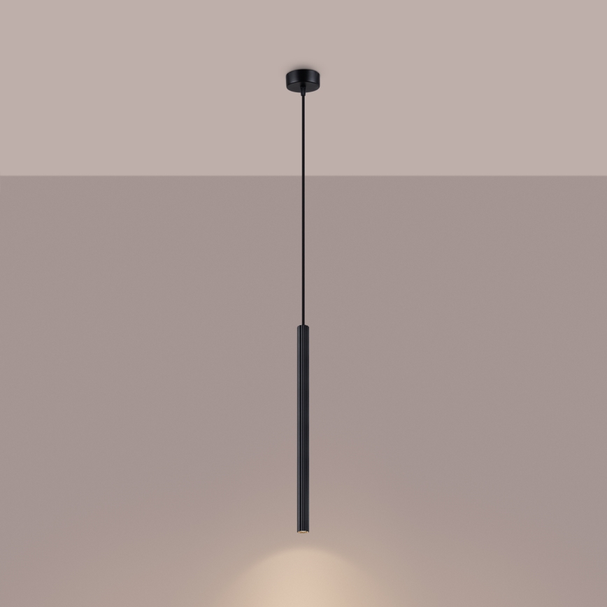 Chandelier on a string ARCHE 1xG9/8W/230V black