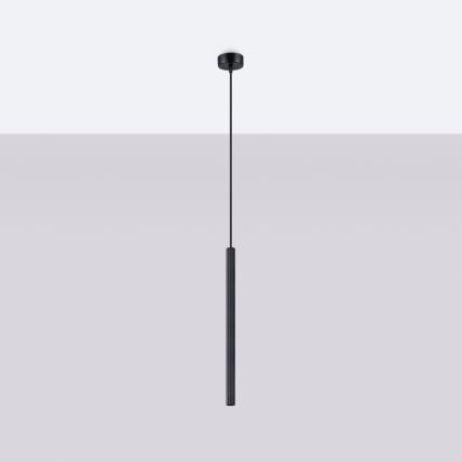 Chandelier on a string ARCHE 1xG9/8W/230V black