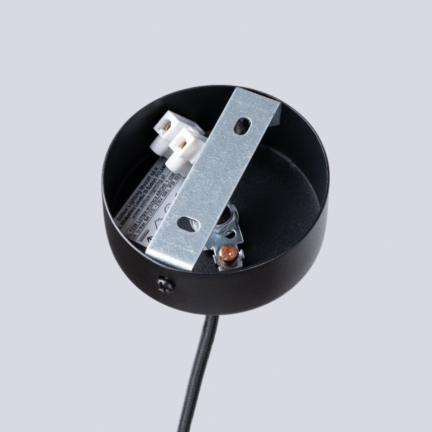 Chandelier on a string ARCHE 1xG9/8W/230V black