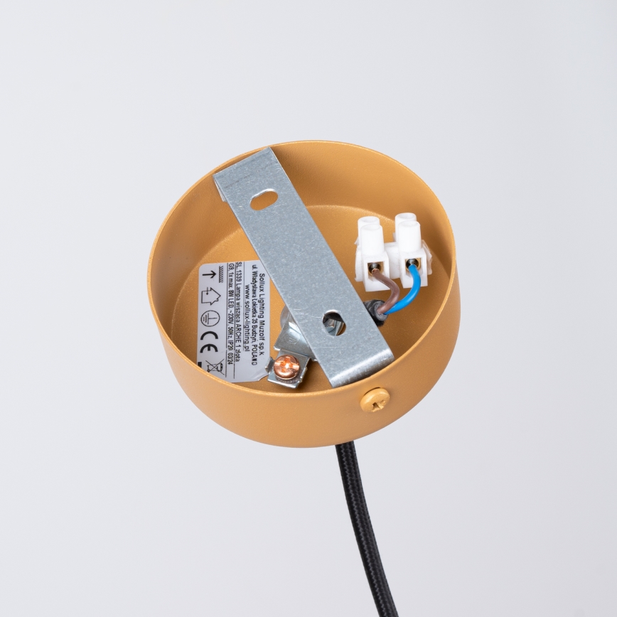 Chandelier on a string ARCHE 1xG9/8W/230V gold
