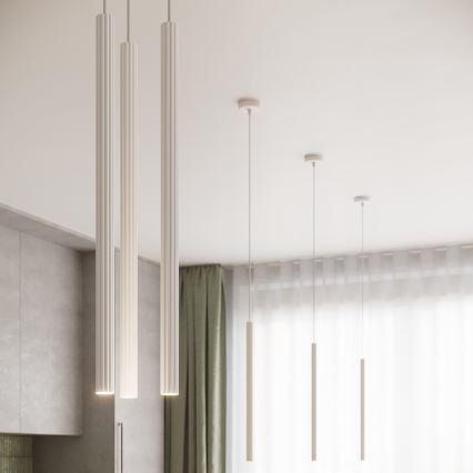 Chandelier on a string ARCHE 3xG9/8W/230V white