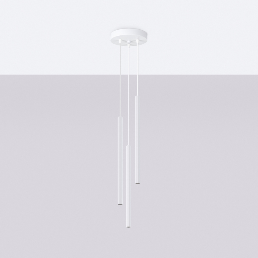 Chandelier on a string ARCHE 3xG9/8W/230V white