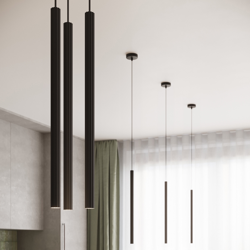 Chandelier on a string ARCHE 3xG9/8W/230V black