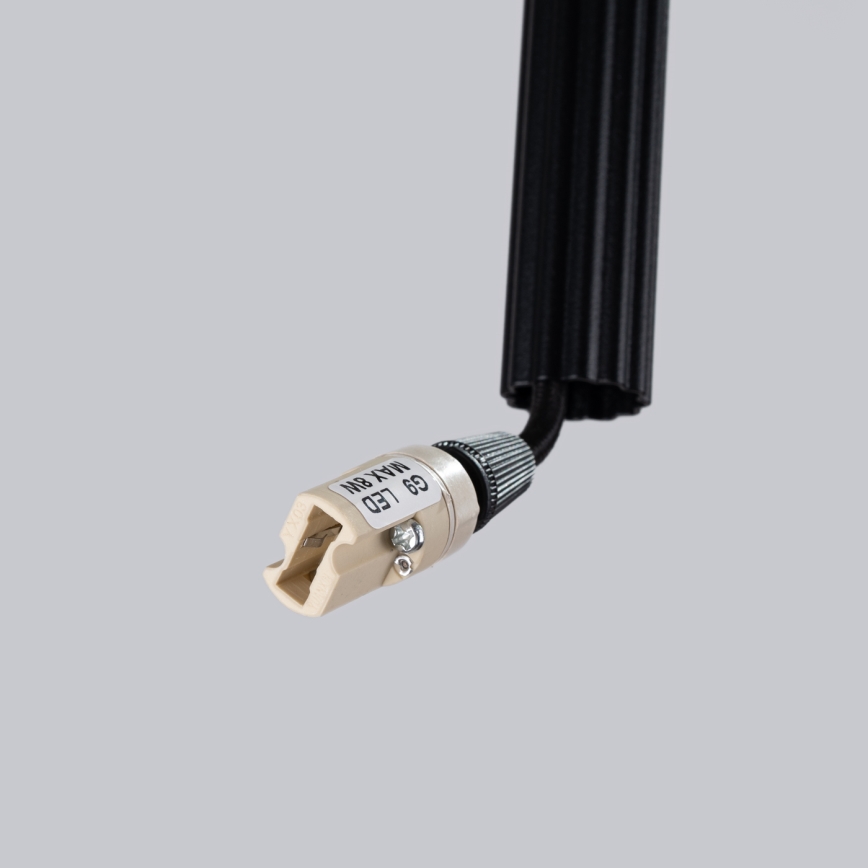 Chandelier on a string ARCHE 3xG9/8W/230V black