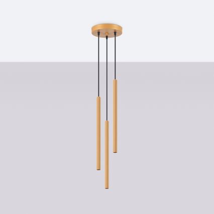 Chandelier on a string ARCHE 3xG9/8W/230V gold