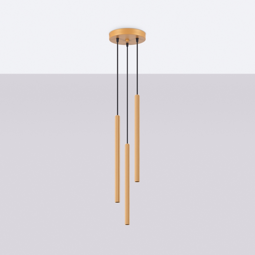 Chandelier on a string ARCHE 3xG9/8W/230V gold