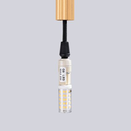 Chandelier on a string ARCHE 3xG9/8W/230V gold