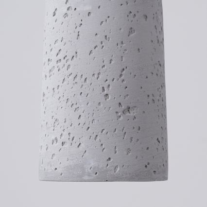 Chandelier on a string ELECTRA 1xGU10/10W/230V concrete/grey