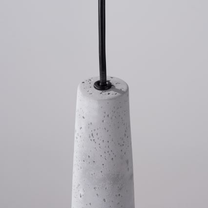 Chandelier on a string ELECTRA 1xGU10/10W/230V concrete/grey