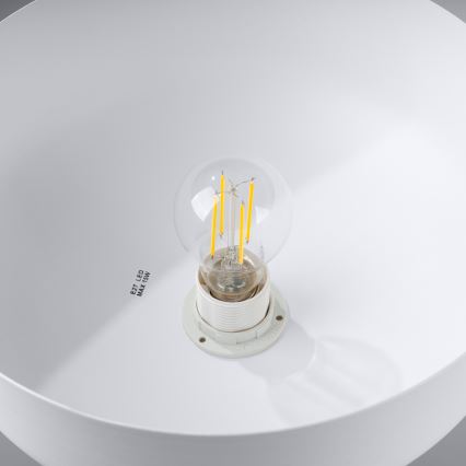 Chandelier on a string MARION 1xE27/15W/230V d. 29,5 cm white