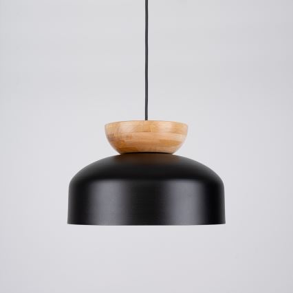 Chandelier on a string MARION 1xE27/15W/230V d. 29,5 cm black