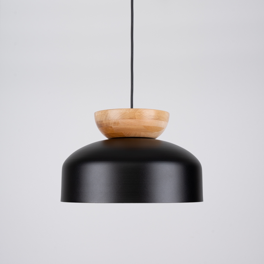 Chandelier on a string MARION 1xE27/15W/230V d. 29,5 cm black