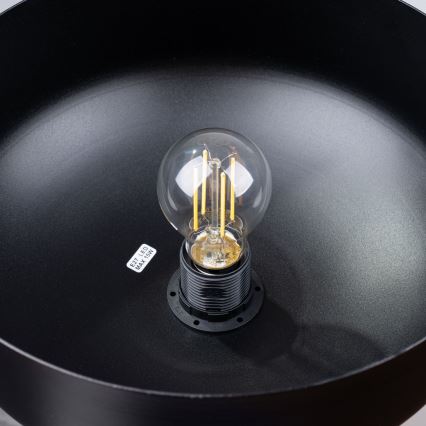 Chandelier on a string MARION 1xE27/15W/230V d. 29,5 cm black