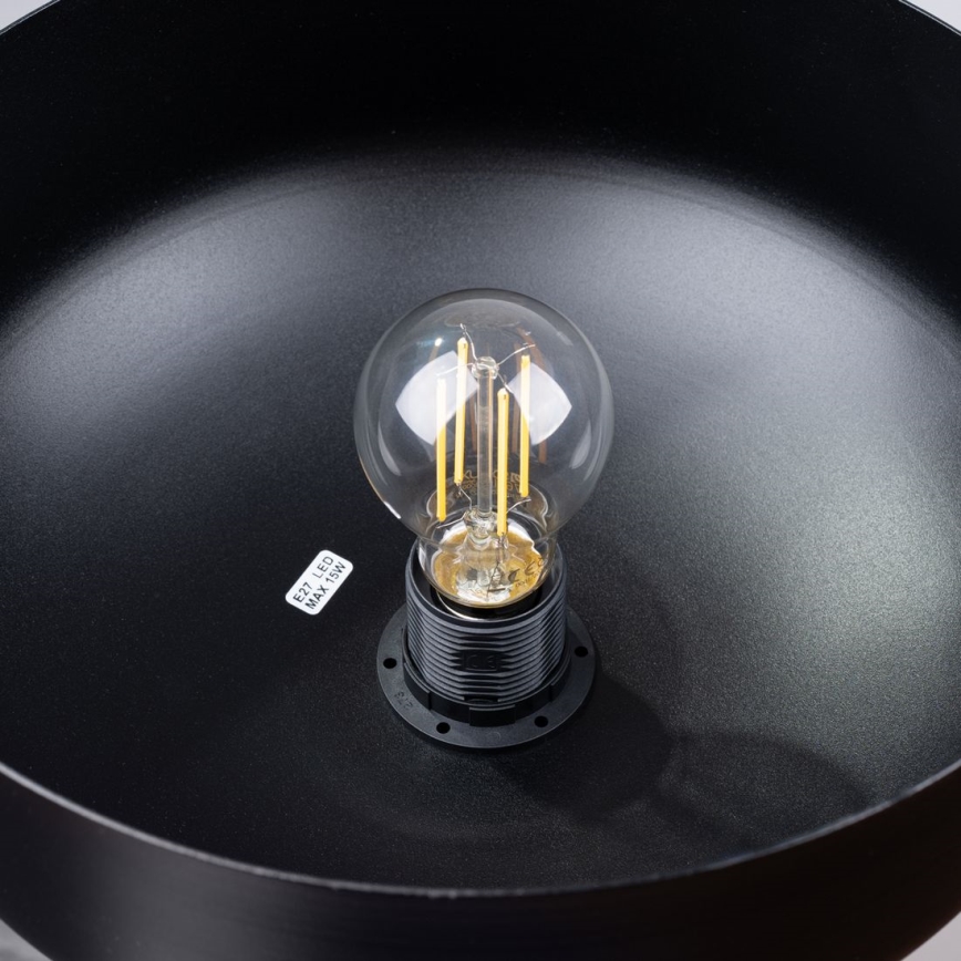 Chandelier on a string MARION 1xE27/15W/230V d. 29,5 cm black