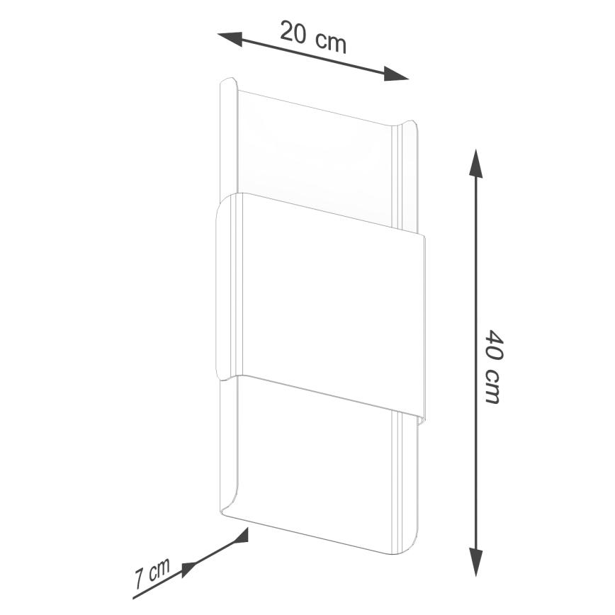 Wall light DURLIN 2xG9/8W/230V white