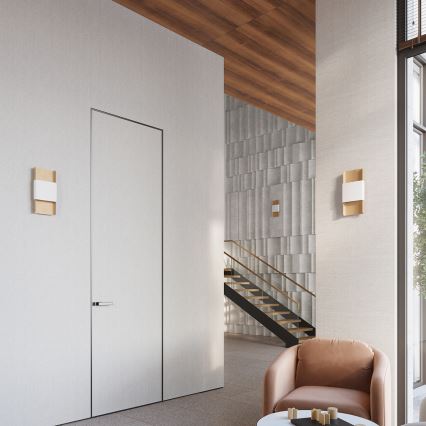 Wall light DURLIN 2xG9/8W/230V gold/white