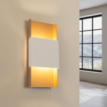 Wall light DURLIN 2xG9/8W/230V gold/white