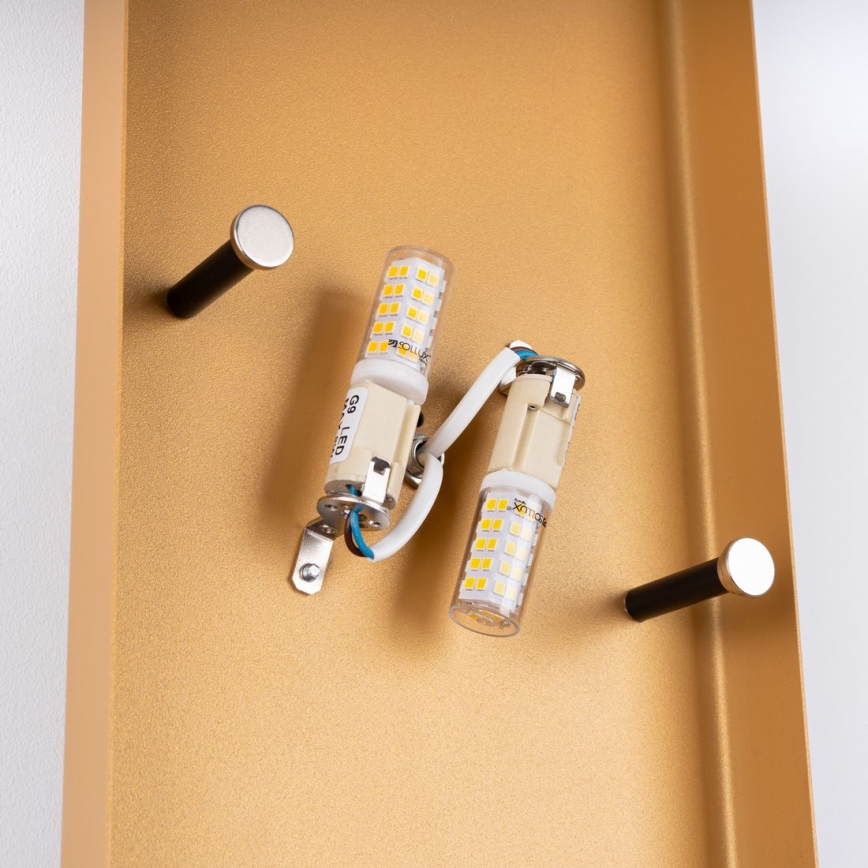 Wall light DURLIN 2xG9/8W/230V gold/black