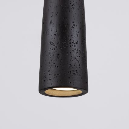 Chandelier on a string ELECTRA 1xGU10/10W/230V concrete/black